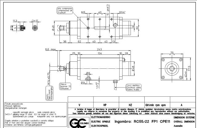 RC55/22 FP1 CPE11 DX 0.5(S1) 48 000/60 000 / 380 800/1000, 2 